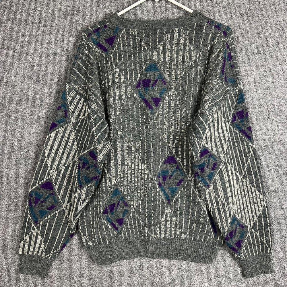 The Mens Store At Sears Aztec Geometric Sweater Pullover MultiColor XL - Picture 2 of 7